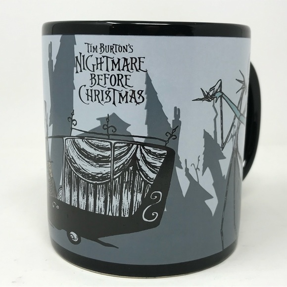 Nightmare Before Christmas Tim Burton Disney Mug Jack Skellington Sally Mayor - Picture 3 of 9